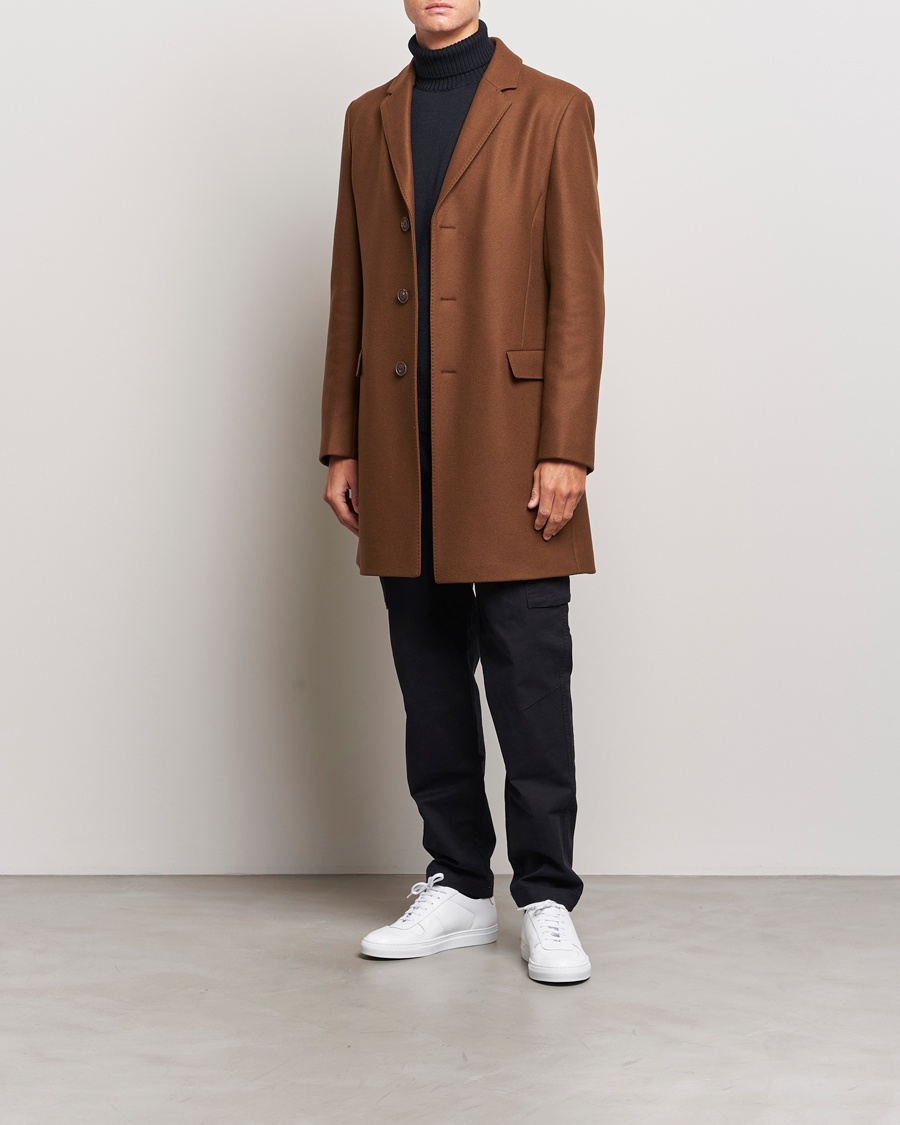 Mies | Takit | HUGO | Migor Wool Coat Rust