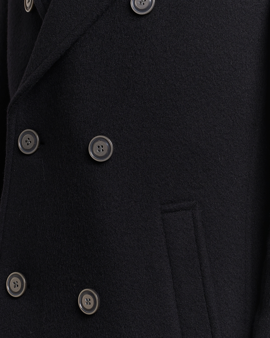 Mies | Takit | HUGO | Miroy Wool Double Breasted Coat Black