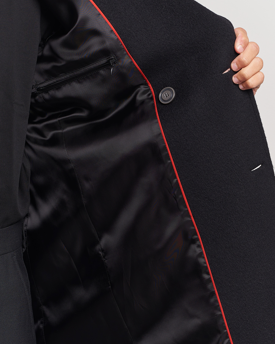 Mies | Takit | HUGO | Miroy Wool Double Breasted Coat Black