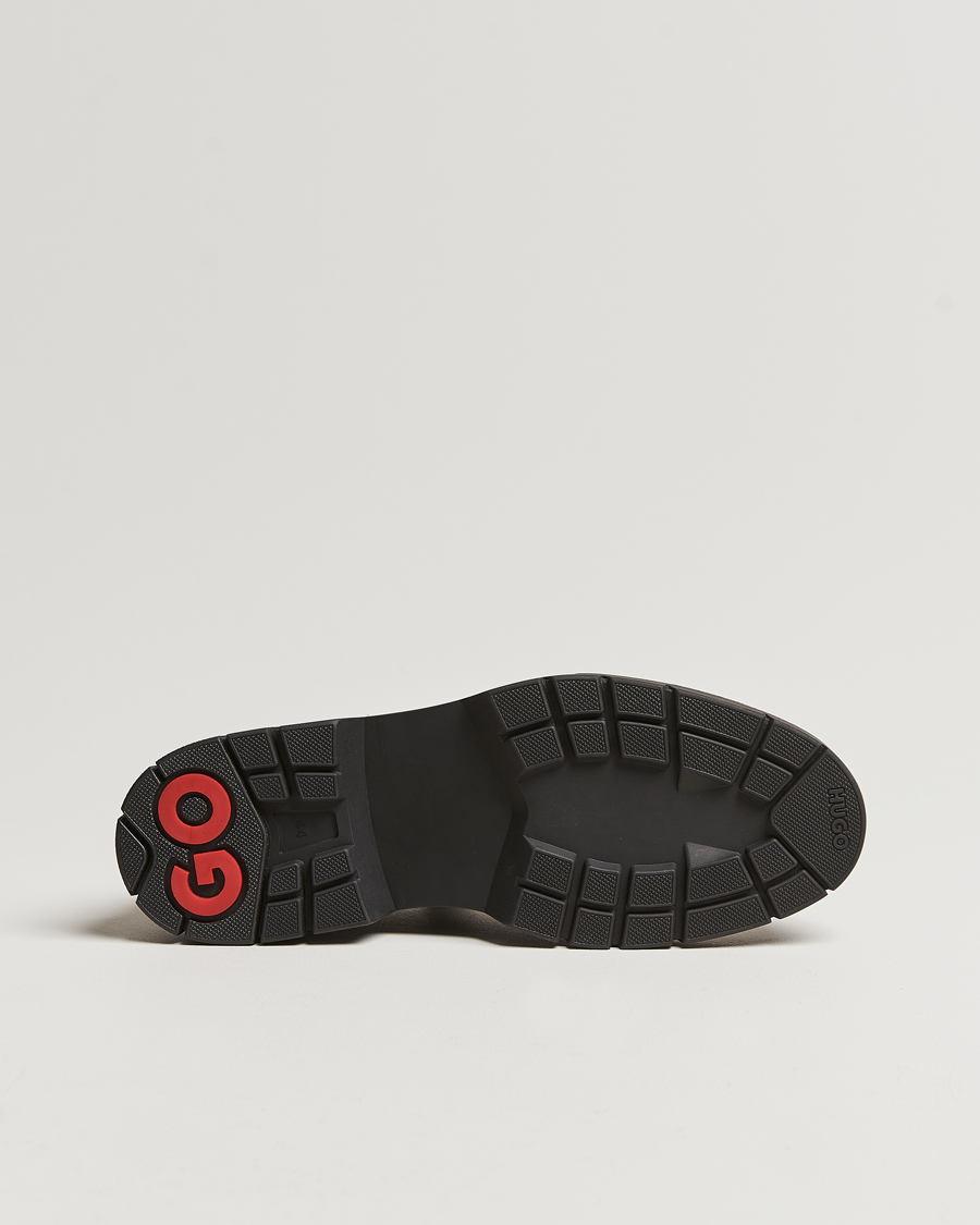 Mies | HUGO Denzel Chunky Leather Derby Black | HUGO | Denzel Chunky Leather Derby Black