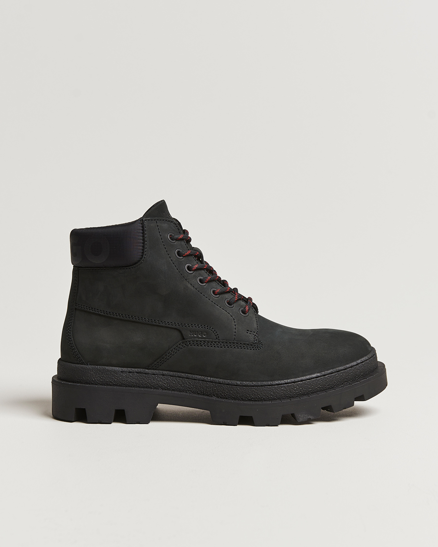 Mies |  | HUGO | Graham Leather Boot Black