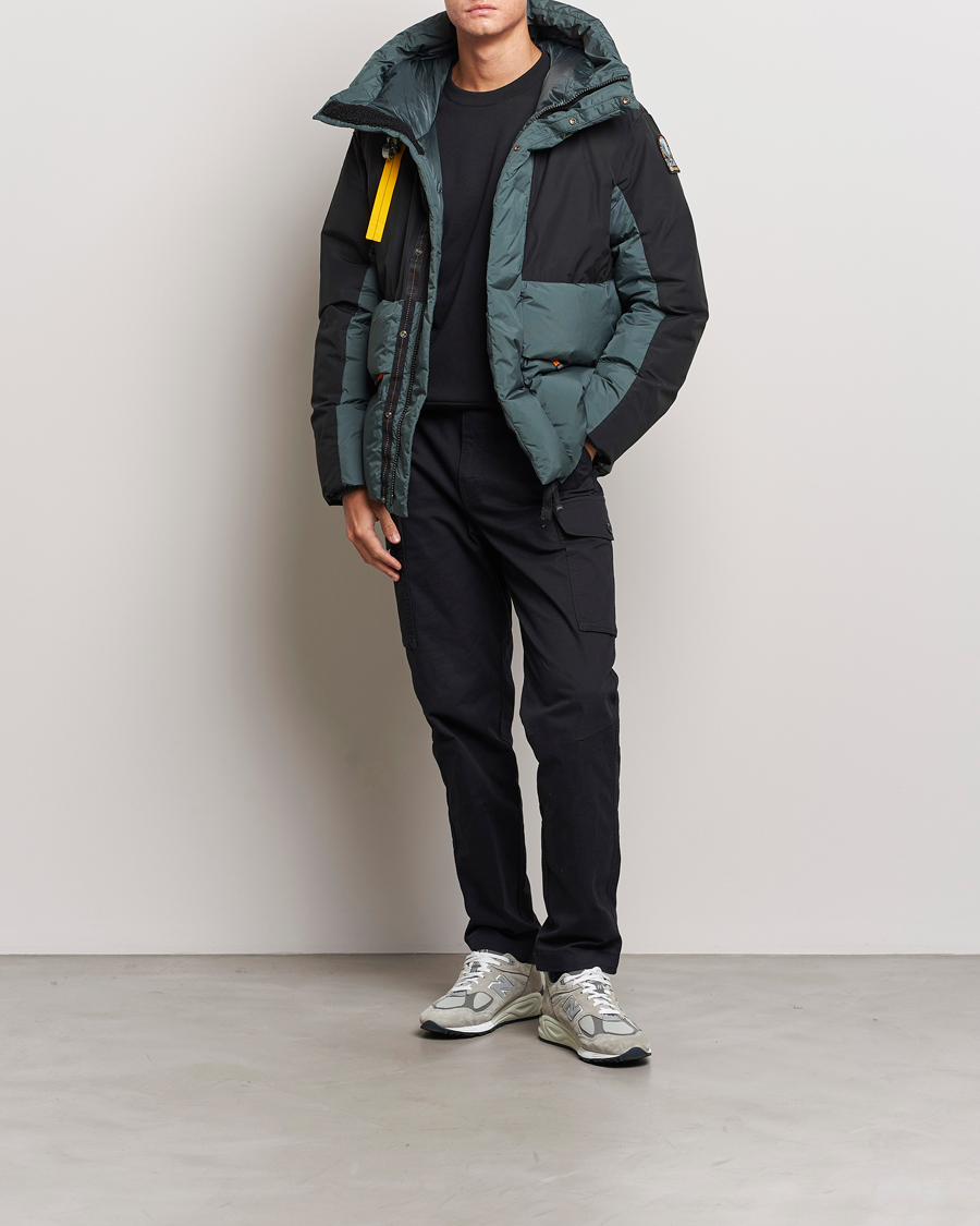 Mies | Takit | Parajumpers | Ronin Foul Weather Down Parka Black/Green Gables