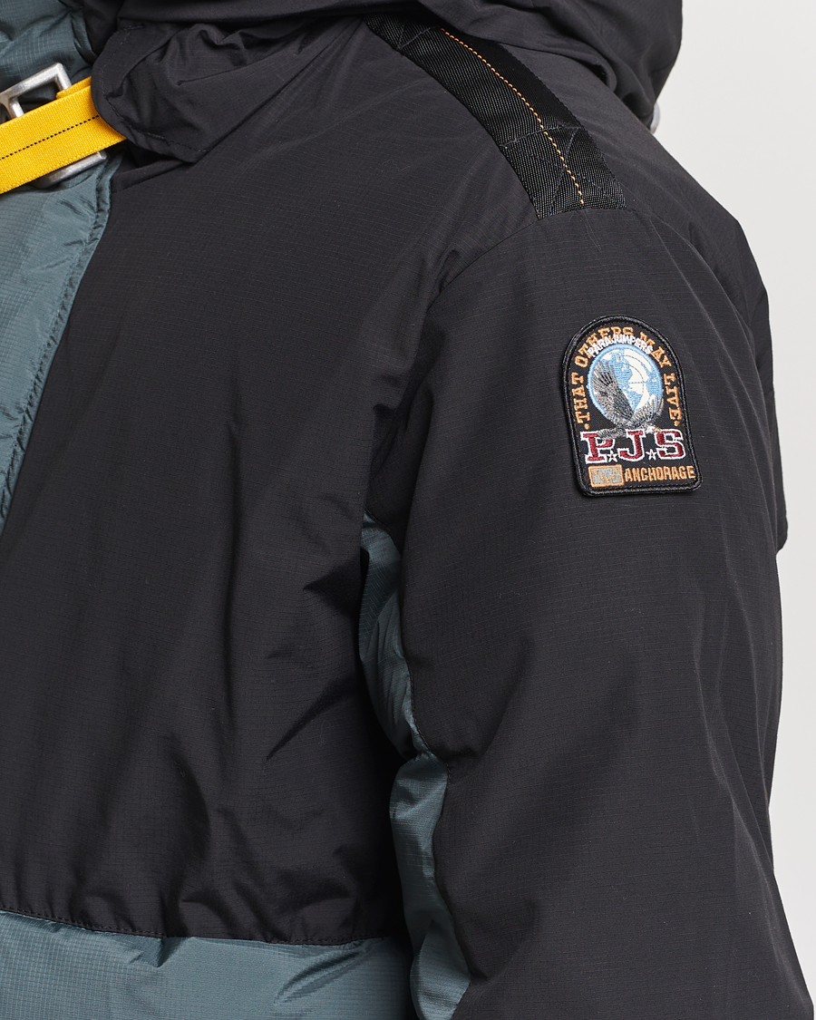 Mies | Takit | Parajumpers | Ronin Foul Weather Down Parka Black/Green Gables