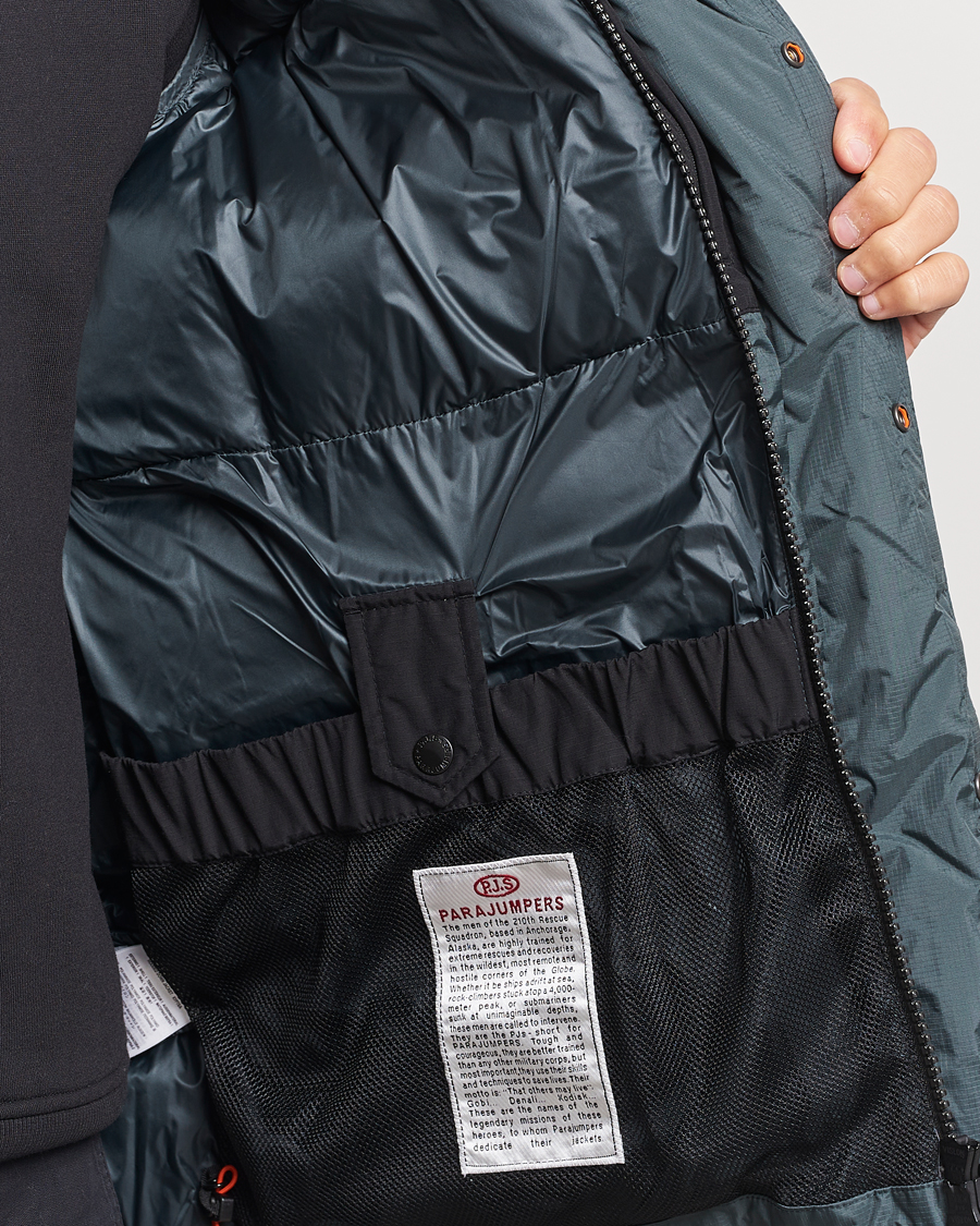 Mies | Takit | Parajumpers | Ronin Foul Weather Down Parka Black/Green Gables