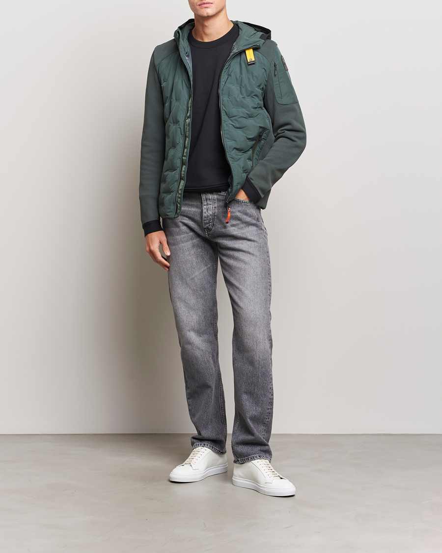 Mies | Takit | Parajumpers | Benjy Jacquard Hybrid Jacket Green Gables