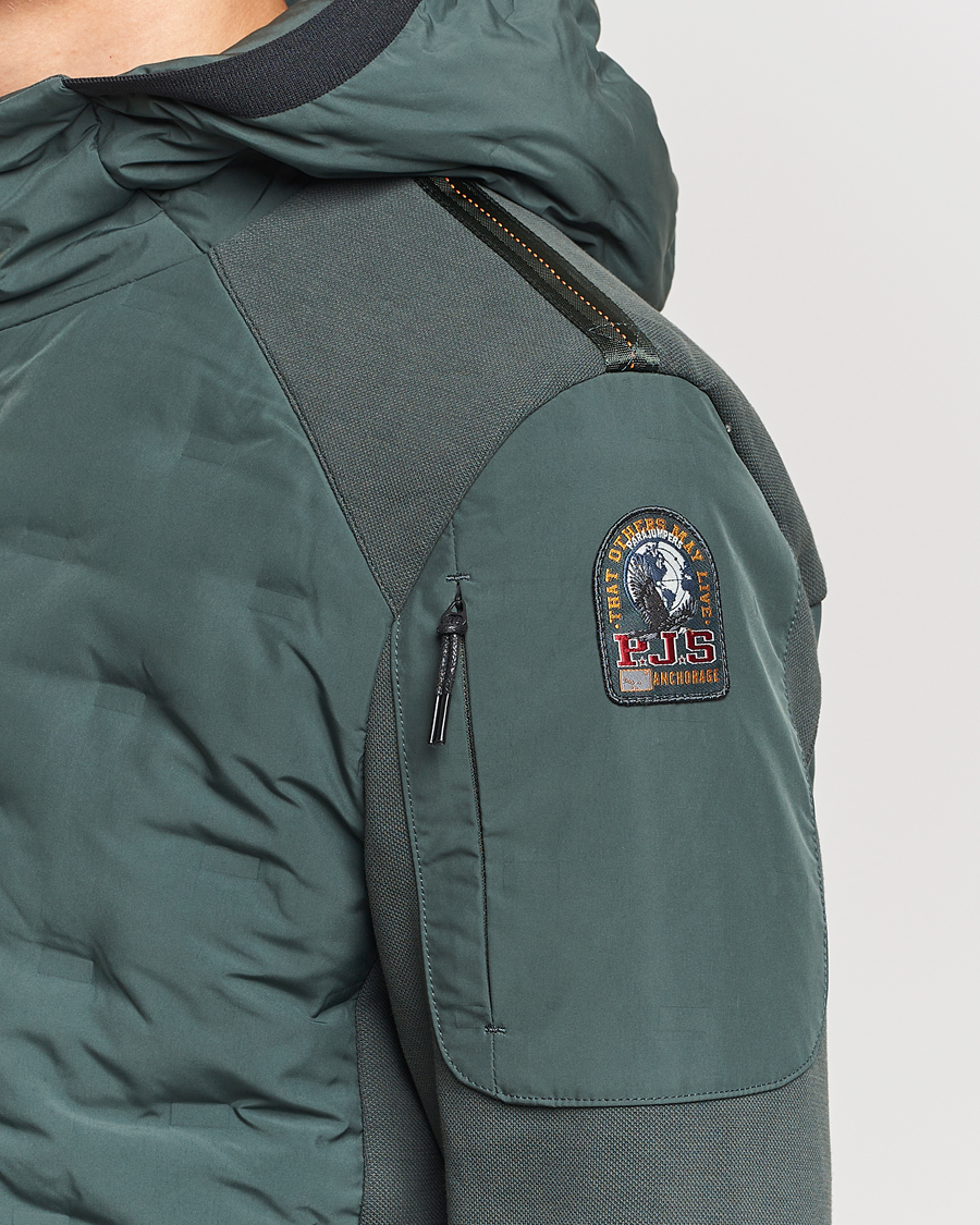 Mies | Takit | Parajumpers | Benjy Jacquard Hybrid Jacket Green Gables