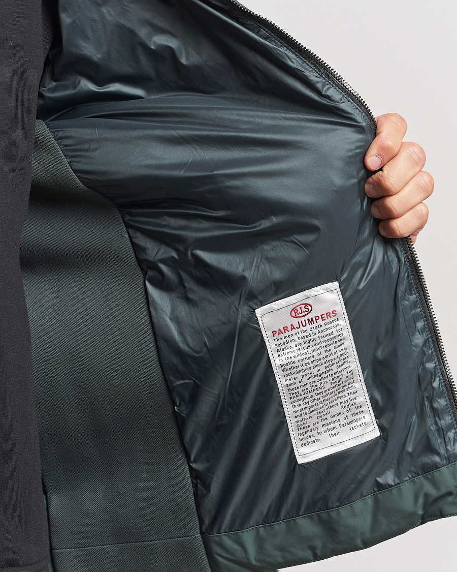 Mies | Takit | Parajumpers | Benjy Jacquard Hybrid Jacket Green Gables