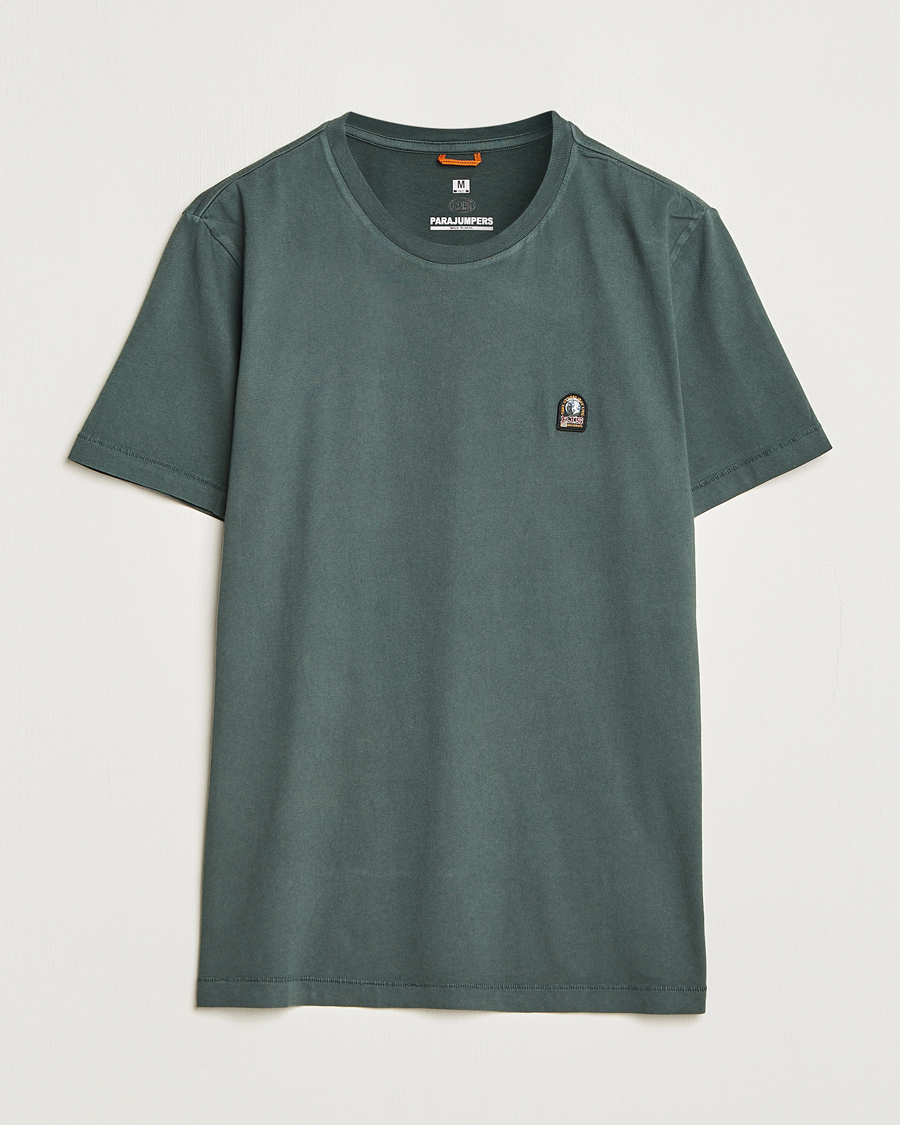 Mies | T-paidat | Parajumpers | Patch Crew Neck T-Shirt Green Gables