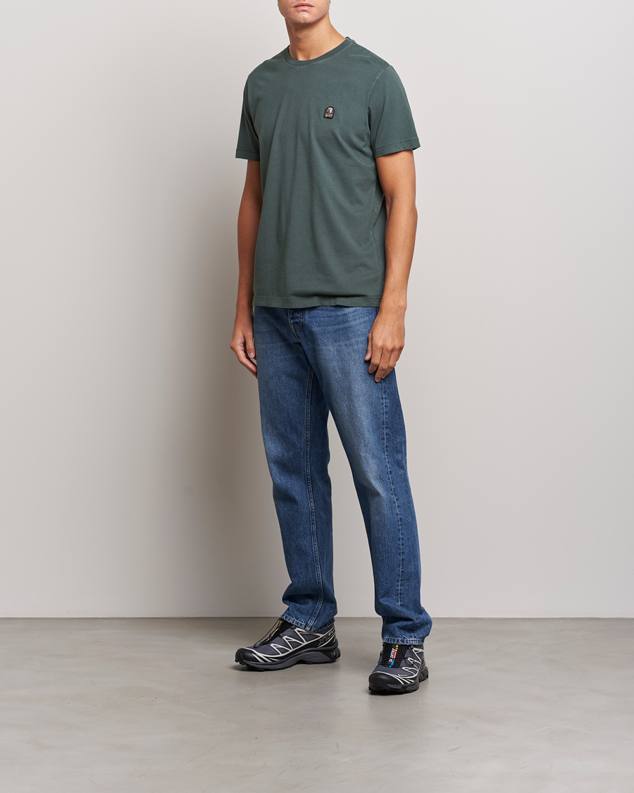Mies | T-paidat | Parajumpers | Patch Crew Neck T-Shirt Green Gables