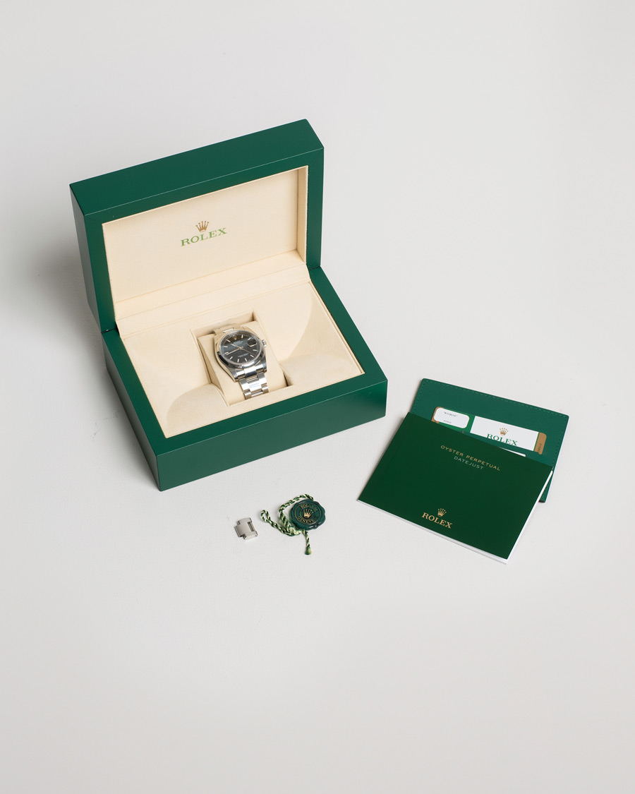 Mies | Rolex Pre-Owned Datejust 116200 Oystert Perpetual Steel Black Steel Black | Rolex Pre-Owned | Datejust 116200 Oystert Perpetual Steel Black Steel Black