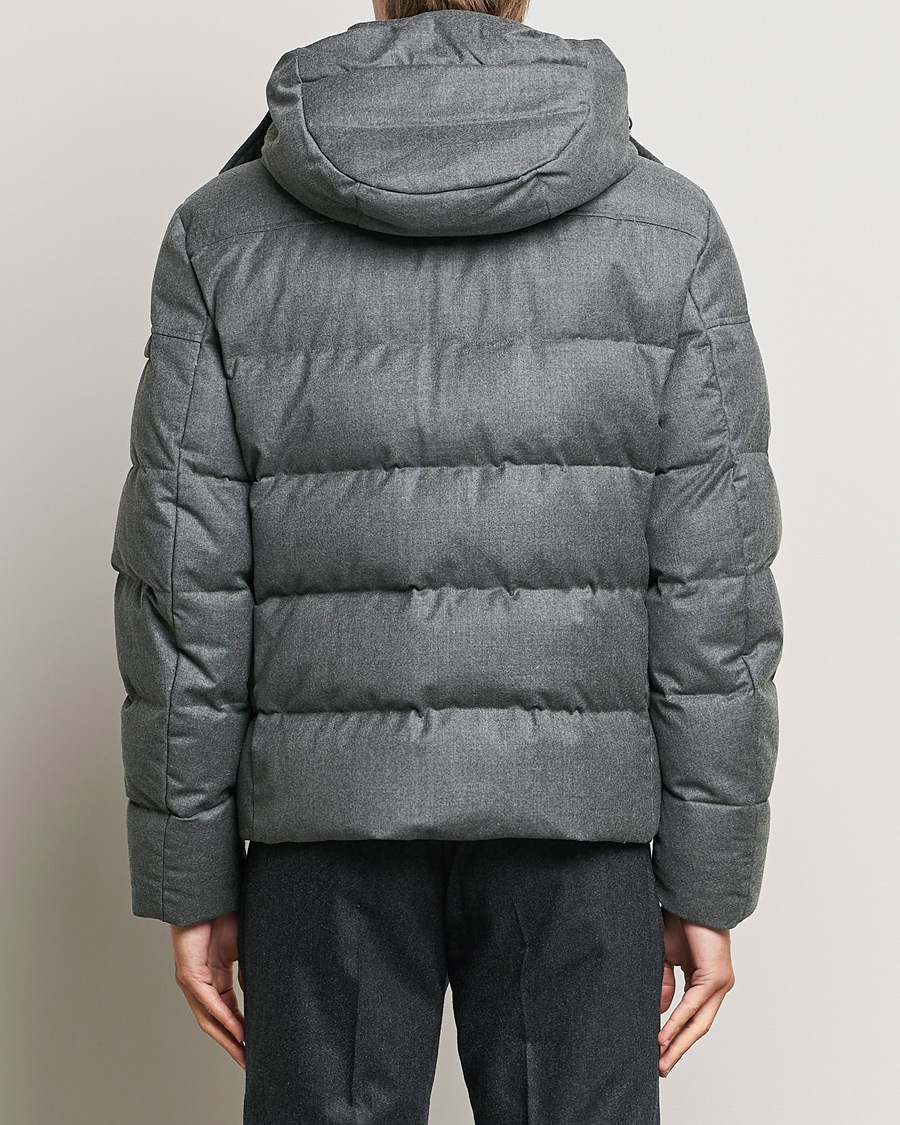 Mies | Takit | MooRER | Brett Wool/Cashmere Hooded Jacket Grey