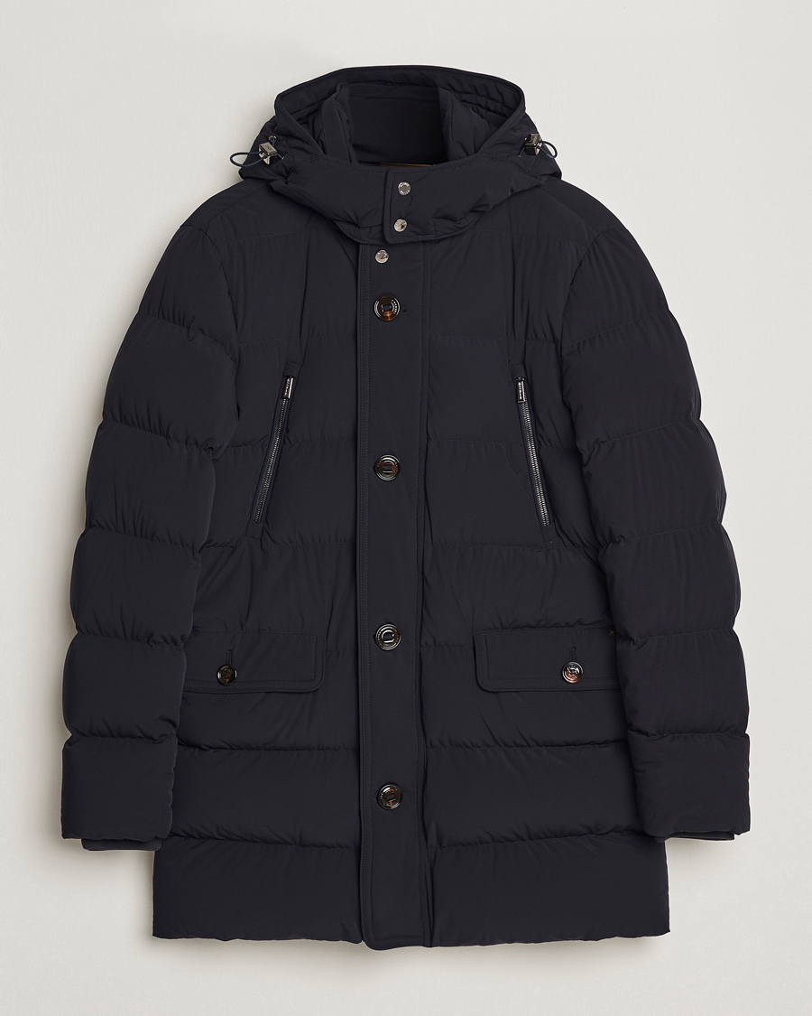 Mies | Takit | MooRER | Gorner Water resistant Nylon Parka Navy