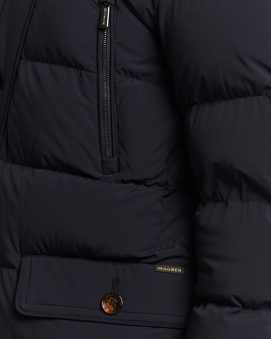 Mies | Takit | MooRER | Gorner Water resistant Nylon Parka Navy