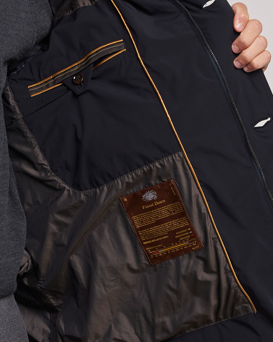 Mies | Takit | MooRER | Gorner Water resistant Nylon Parka Navy