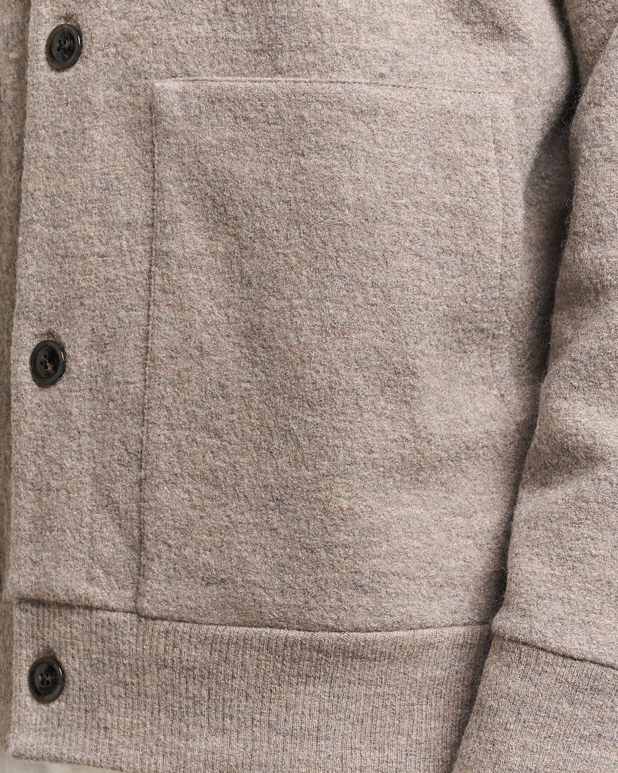 Mies | Puserot | NN07 | Ice Boiled Wool Cardigan Khaki