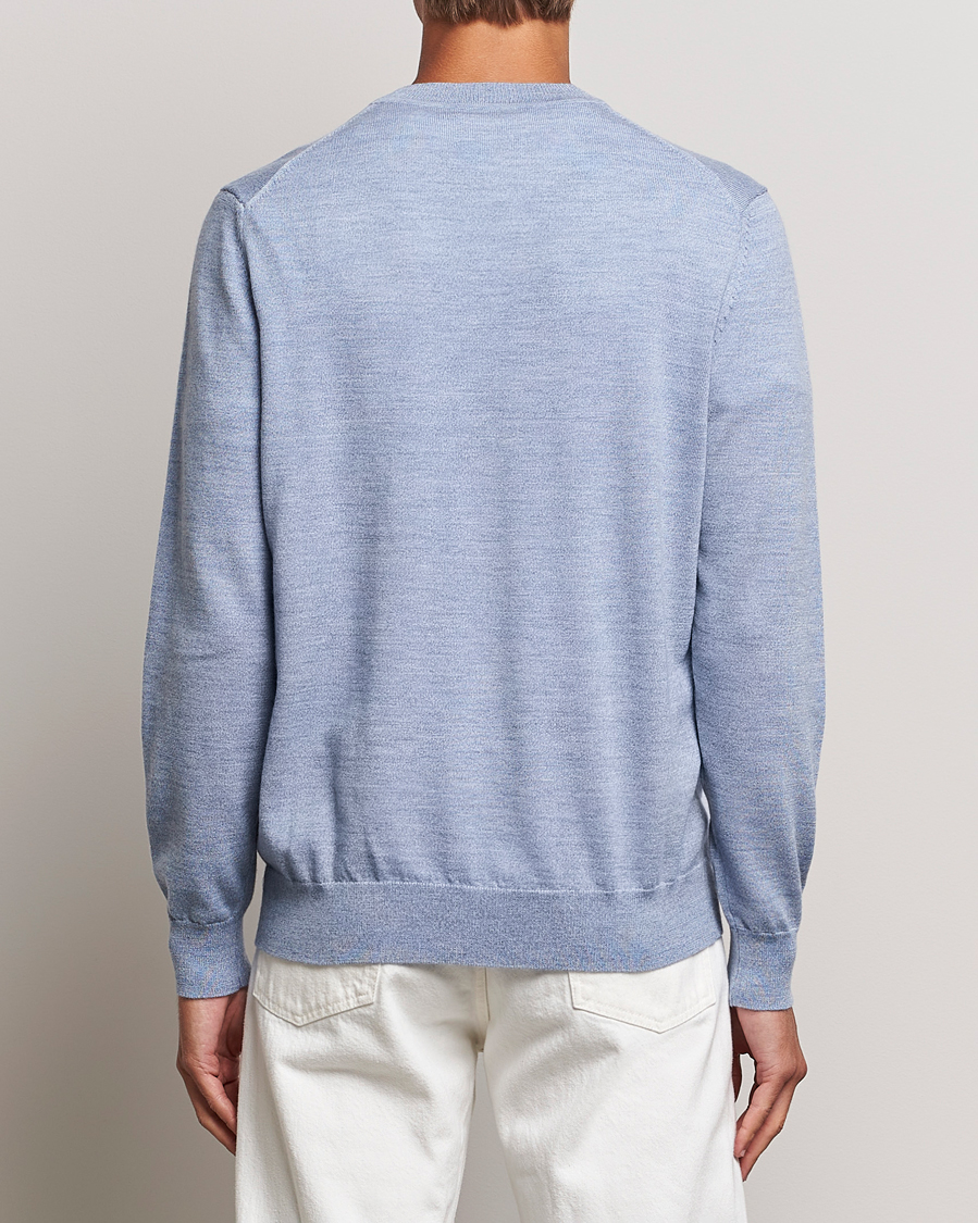 Mies | Puserot | NN07 | Ted Merino Crew Neck Pullover Tink Blue