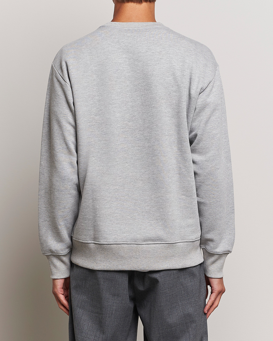 Mies | Puserot | NN07 | Briggs Logo Crew Neck Sweatshirt Light Grey Melange