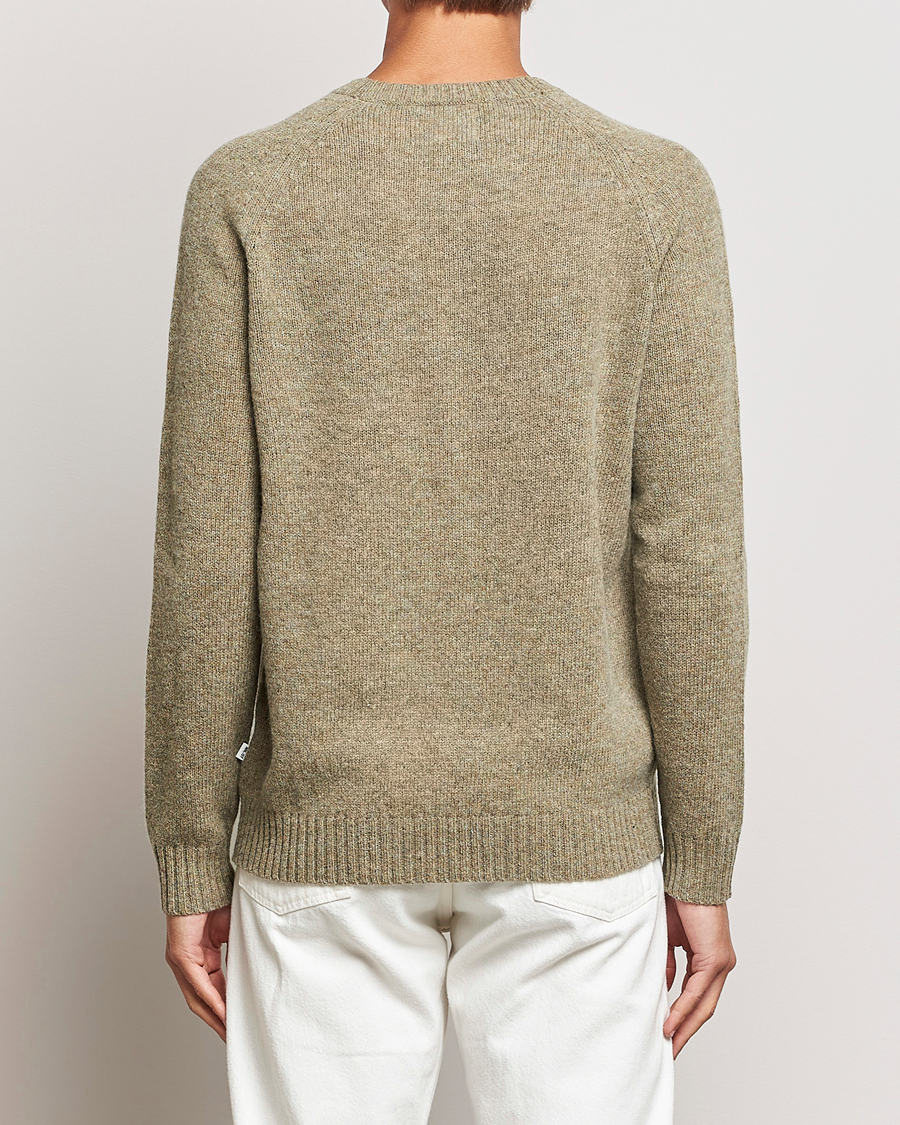 Mies | Puserot | NN07 | Nathan Brushed Crew Neck Elmwood
