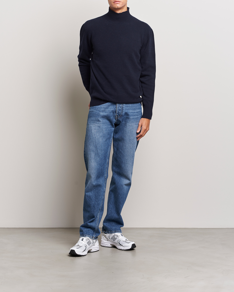 Mies | Puserot | NN07 | Clark Brushed Polo Navy Blue