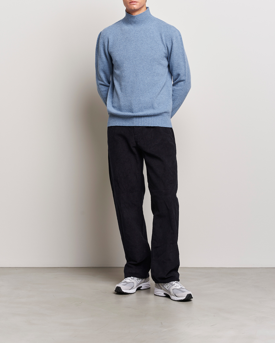 Mies | Puserot | NN07 | Clark Brushed Polo Dust Blue