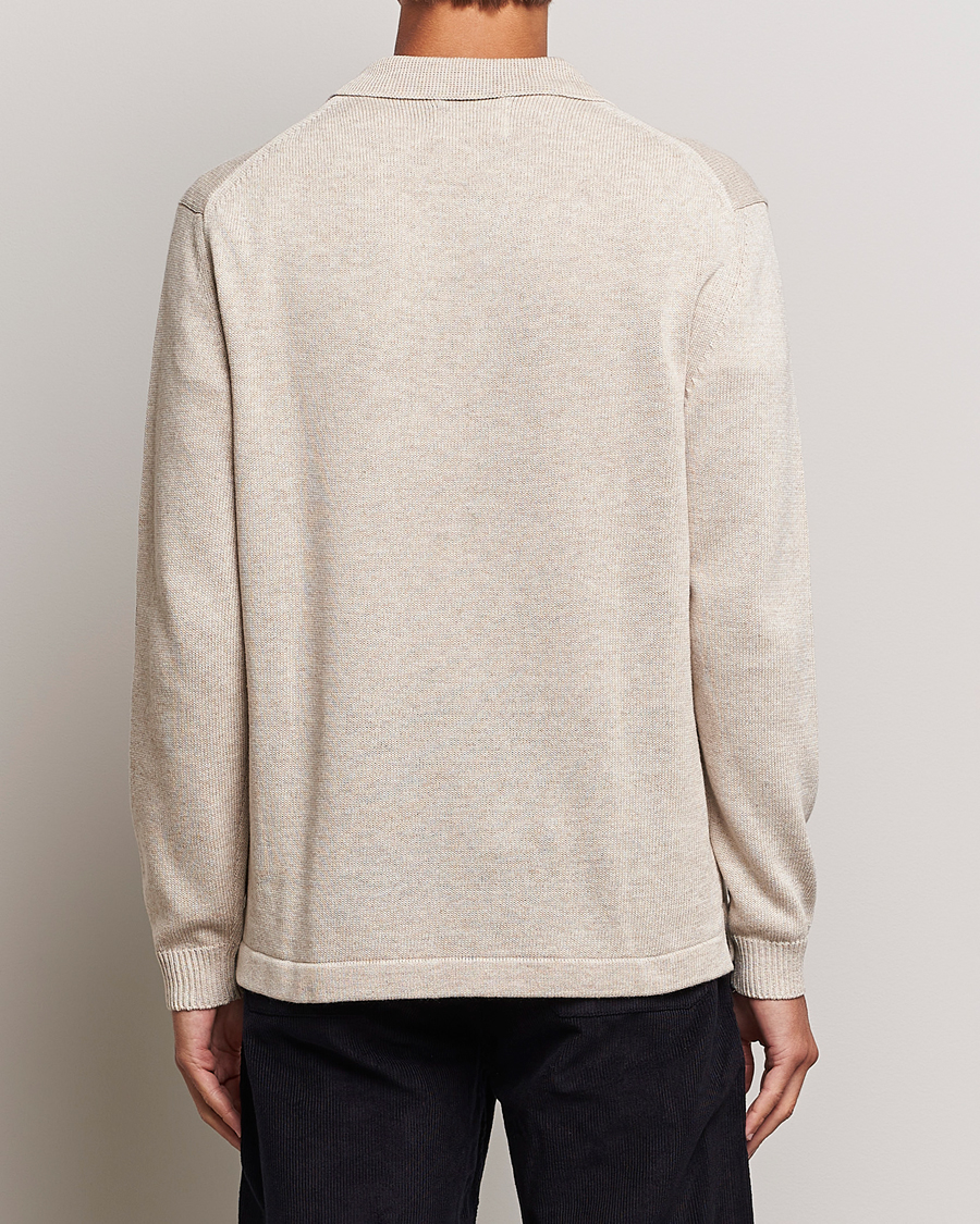 Mies | Puserot | NN07 | Vito Knitted Polo Off White
