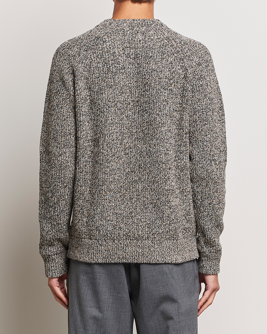 Mies | Puserot | NN07 | Jacobo Heavy Knitted Sweater Khaki Melange