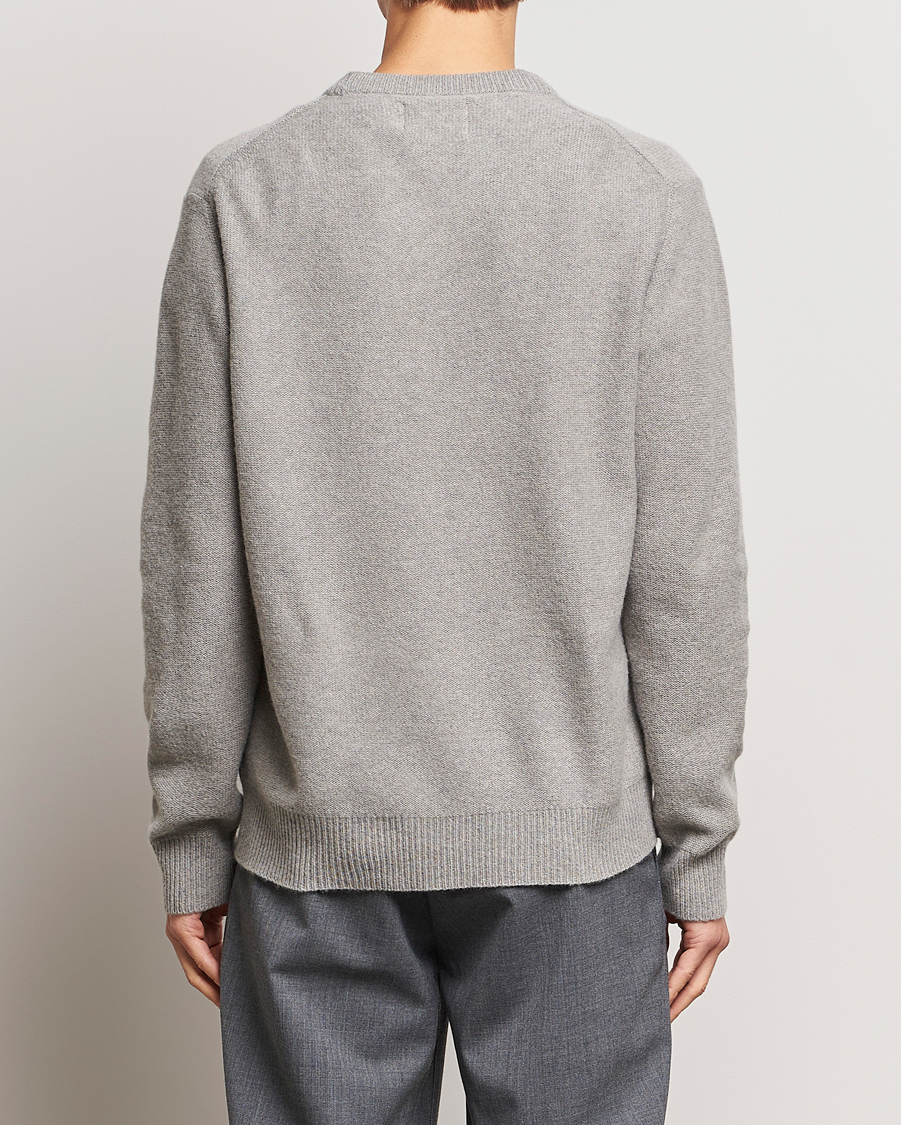 Mies | Puserot | NN07 | Nigel Lambswool Crew Neck Pullover Light Grey Melange