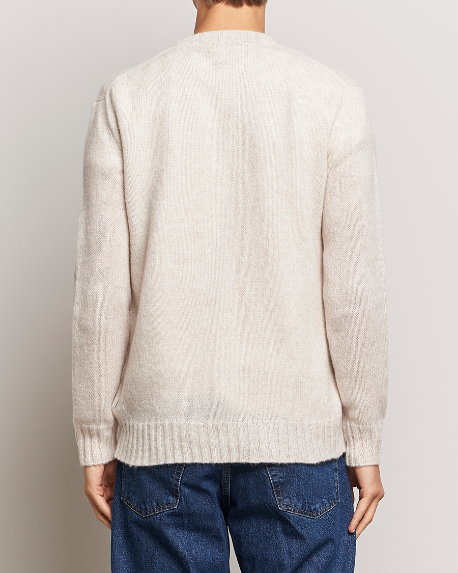 Mies | Puserot | NN07 | Lee Brushed Wool Crew Neck Oat