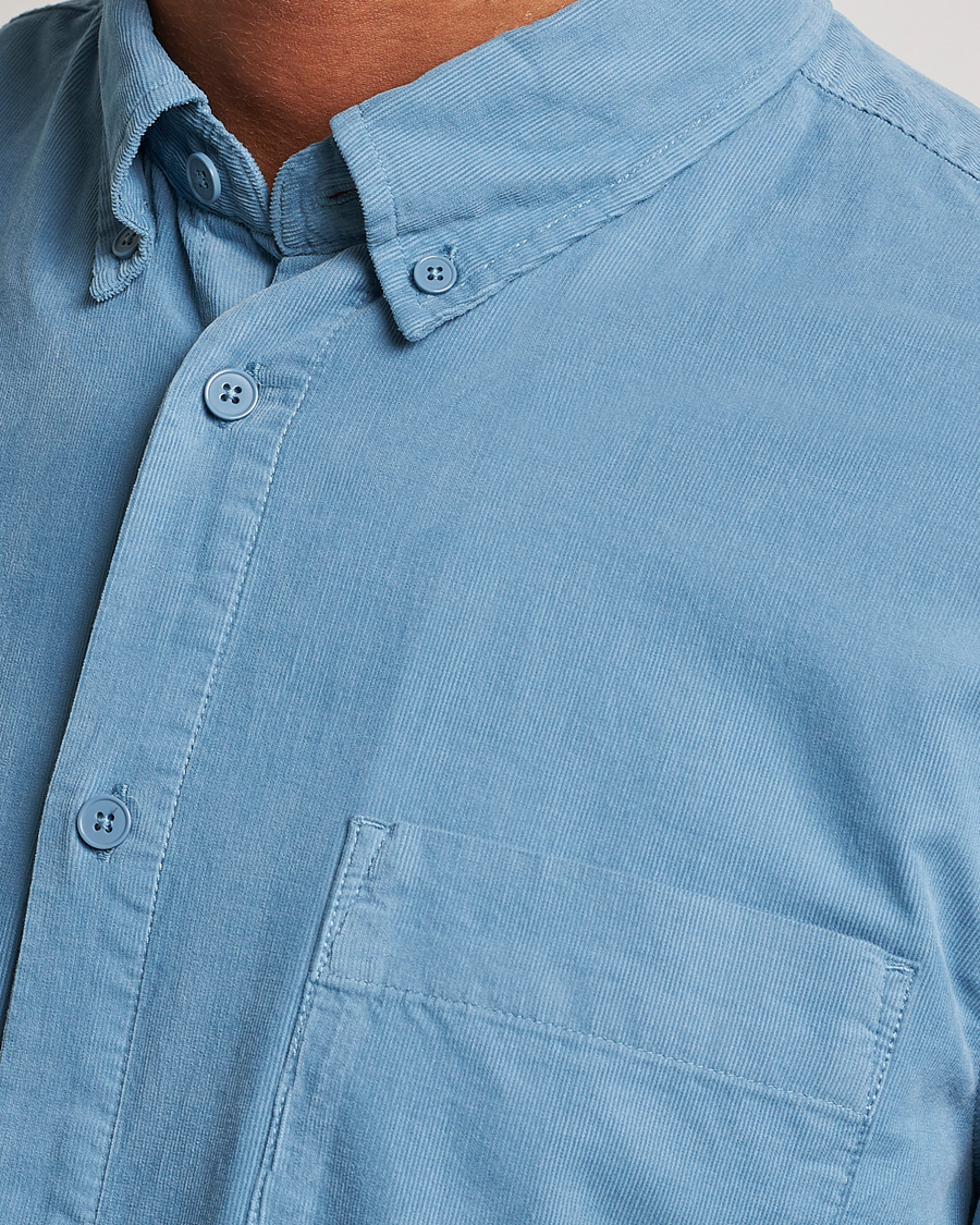 Mies | Kauluspaidat | NN07 | Arne Baby Cord Shirt Dust Blue