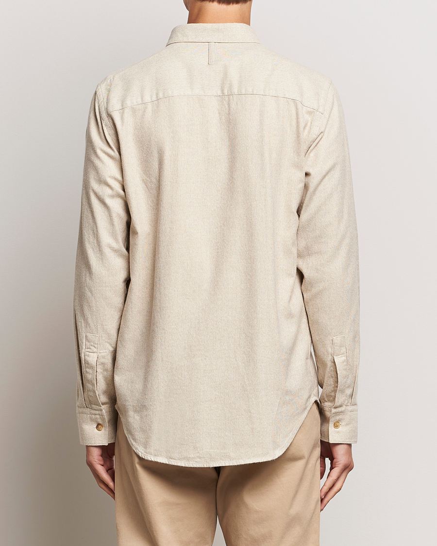 Mies | Kauluspaidat | NN07 | Cohen Brushed Flannel Shirt Off White