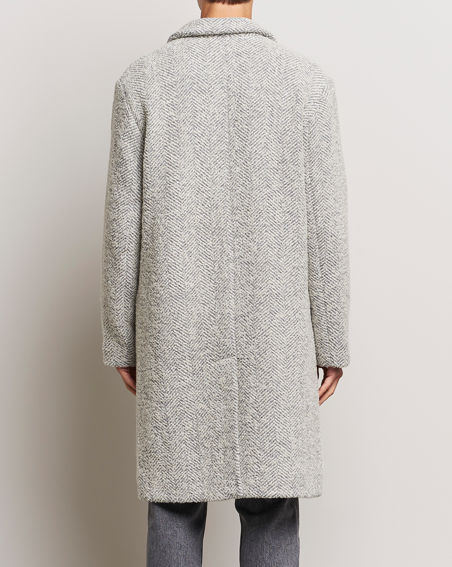 Mies | Takit | NN07 | Fulvio Herringbone Coat Ecru