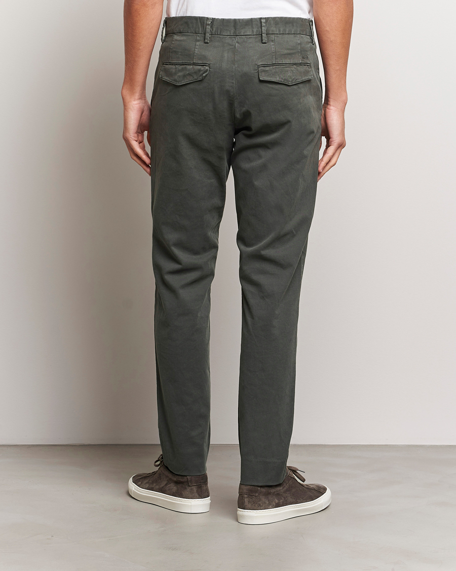 Mies | Housut | NN07 | Wilhelm Regular Fit Stretch Chinos Dark Green