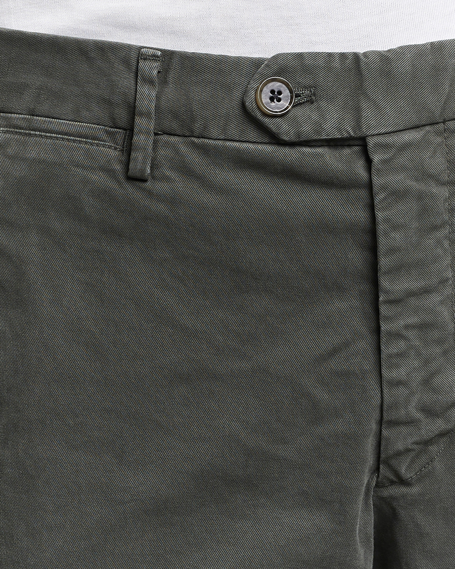 Mies | Housut | NN07 | Wilhelm Regular Fit Stretch Chinos Dark Green