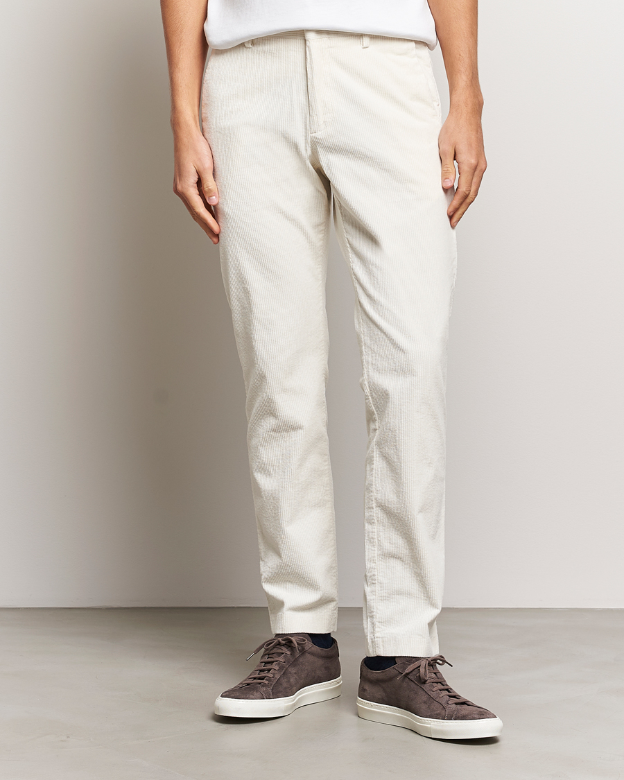 Mies | Housut | NN07 | Theo Regular Fit Corduroy Chinos Off White