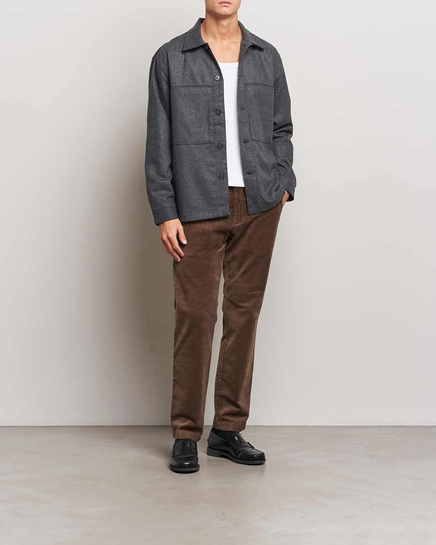 Mies | Housut | NN07 | Theo Regular Fit Corduroy Chinos Shitake