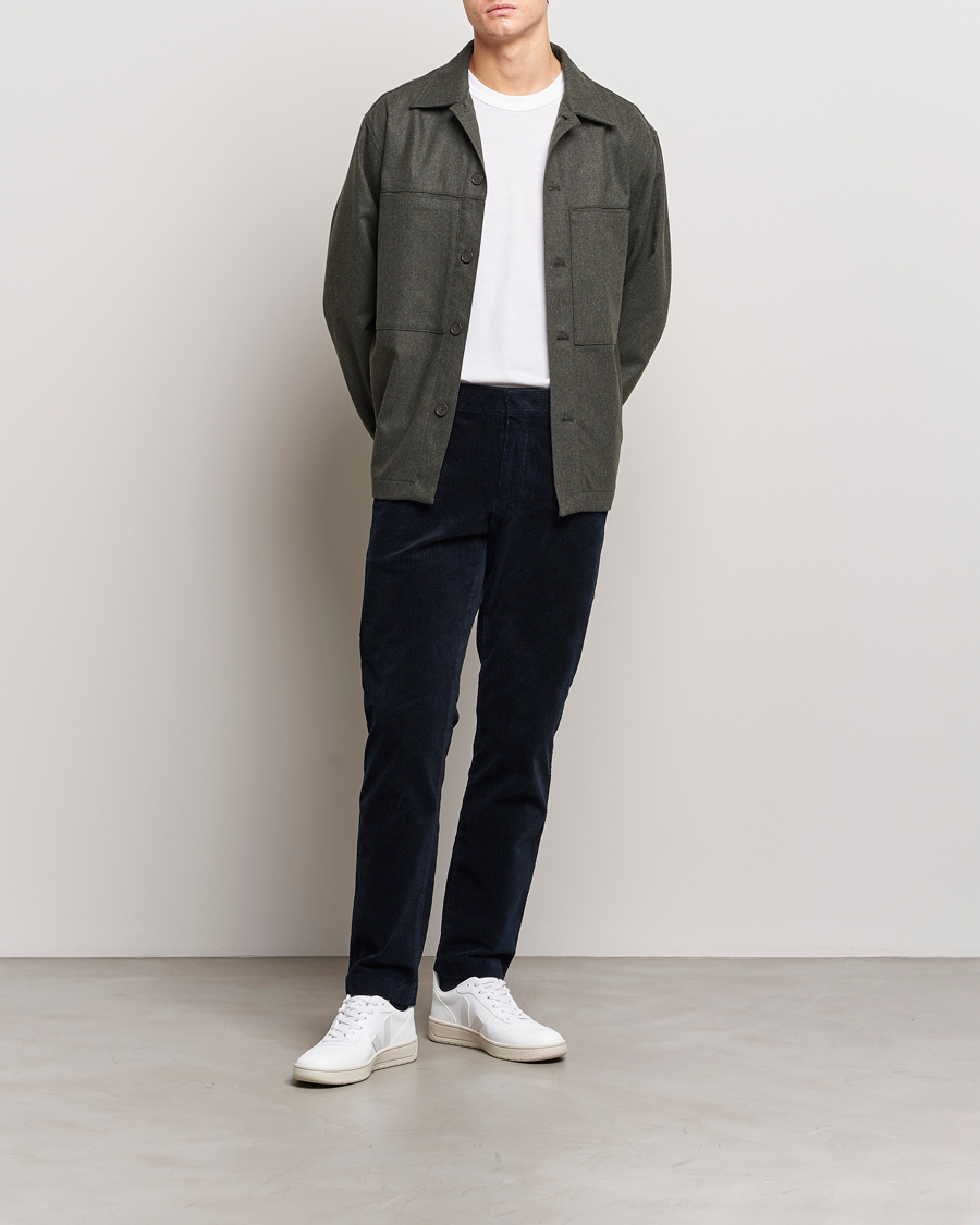 Mies | Housut | NN07 | Theo Regular Fit Corduroy Chinos Navy Blue