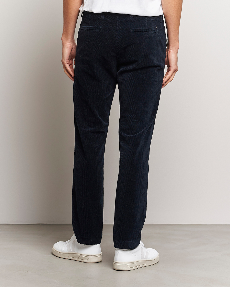 Mies | Housut | NN07 | Theo Regular Fit Corduroy Chinos Navy Blue