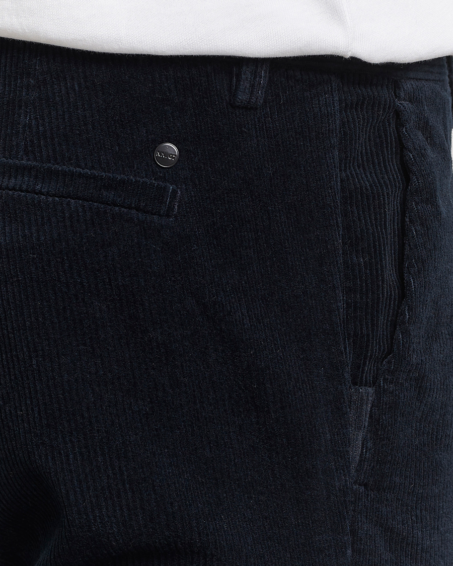 Mies | Housut | NN07 | Theo Regular Fit Corduroy Chinos Navy Blue