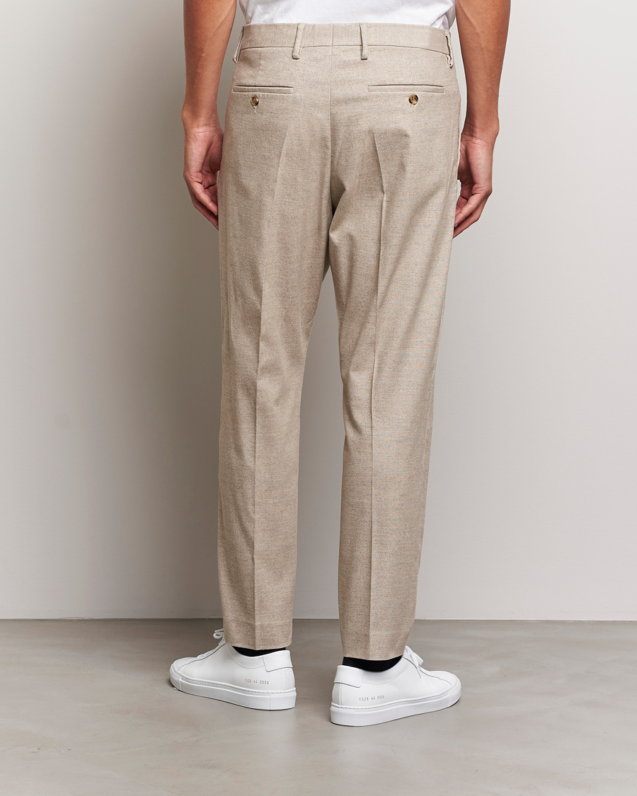 Mies | Housut | NN07 | Bill Wool Pleated Trousers Cement