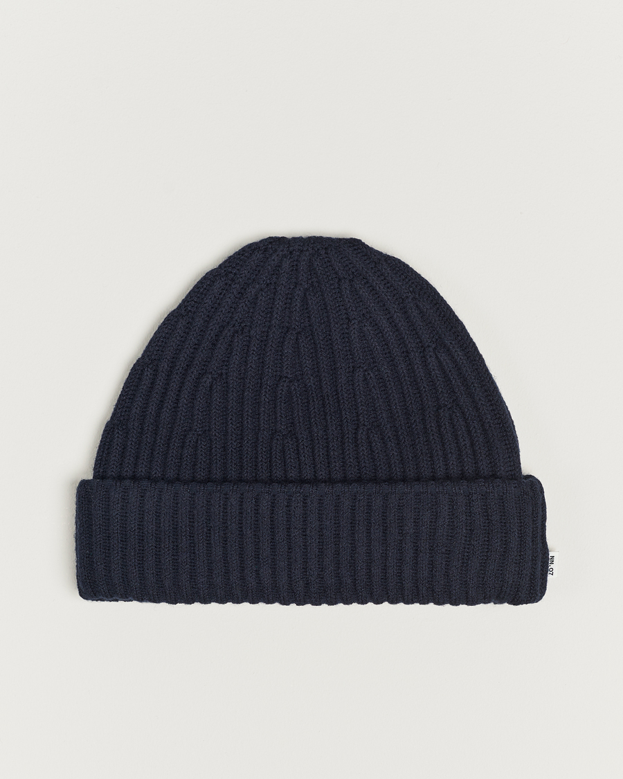 Mies | NN07 Ribbed Hat Navy Blue | NN07 | Ribbed Hat Navy Blue