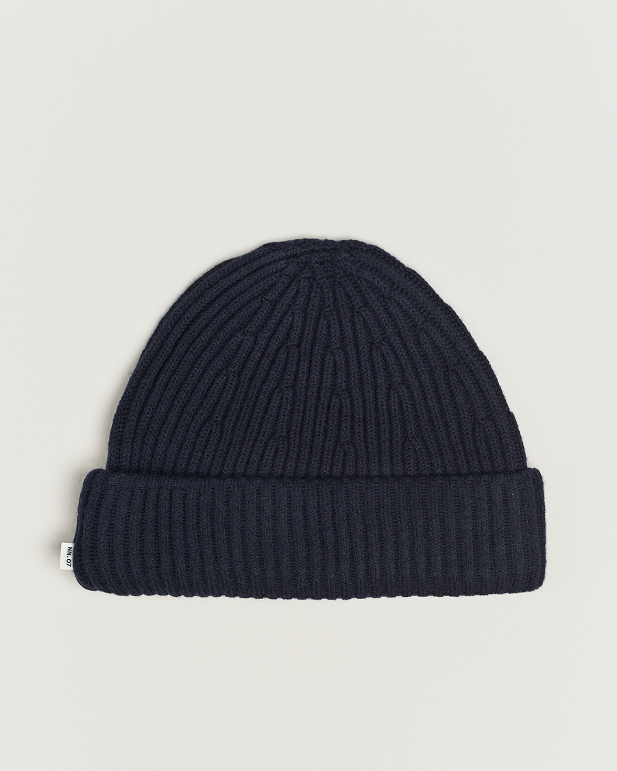 Mies | NN07 Ribbed Hat Navy Blue | NN07 | Ribbed Hat Navy Blue