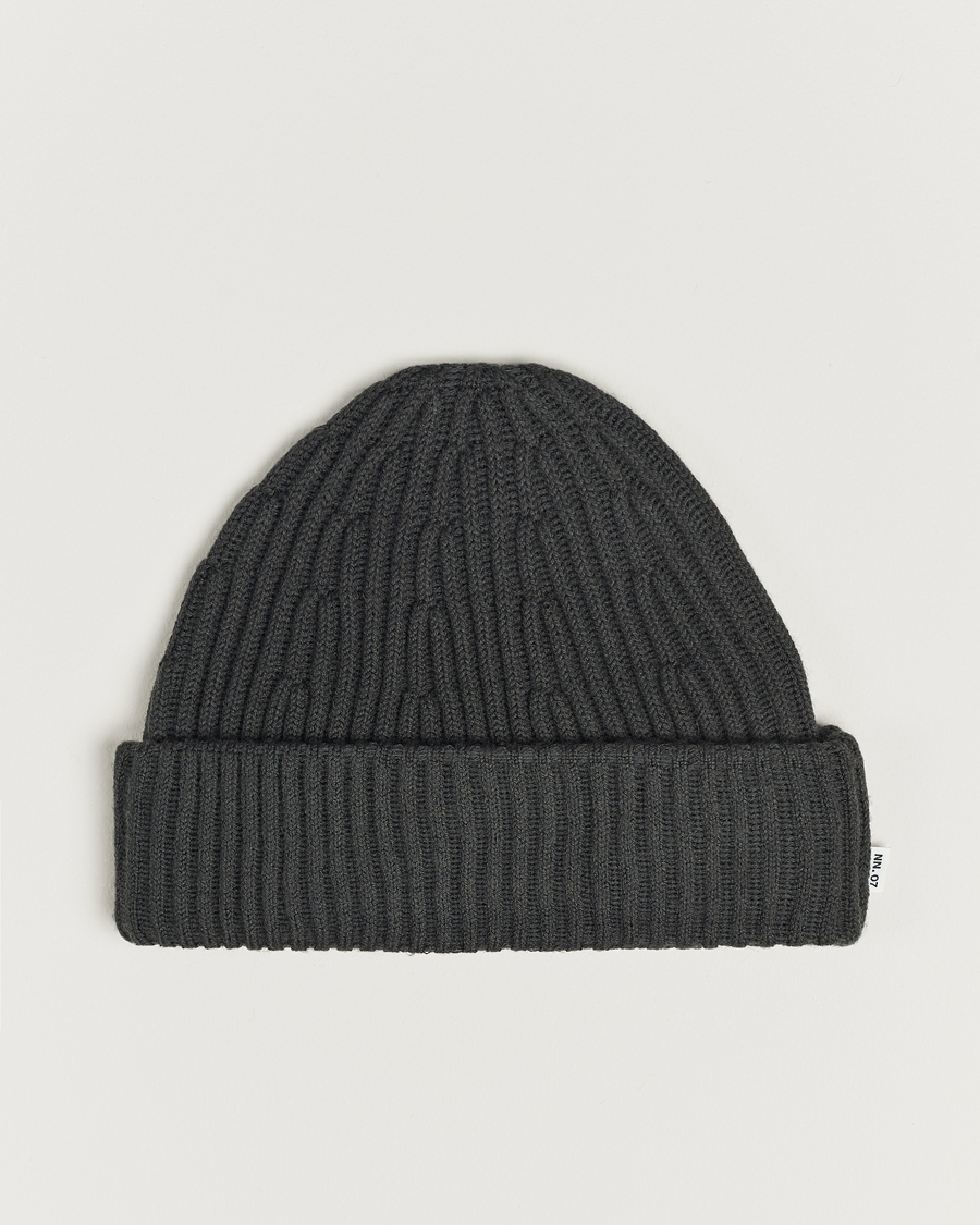 Mies | NN07 Ribbed Hat Dark Army | NN07 | Ribbed Hat Dark Army