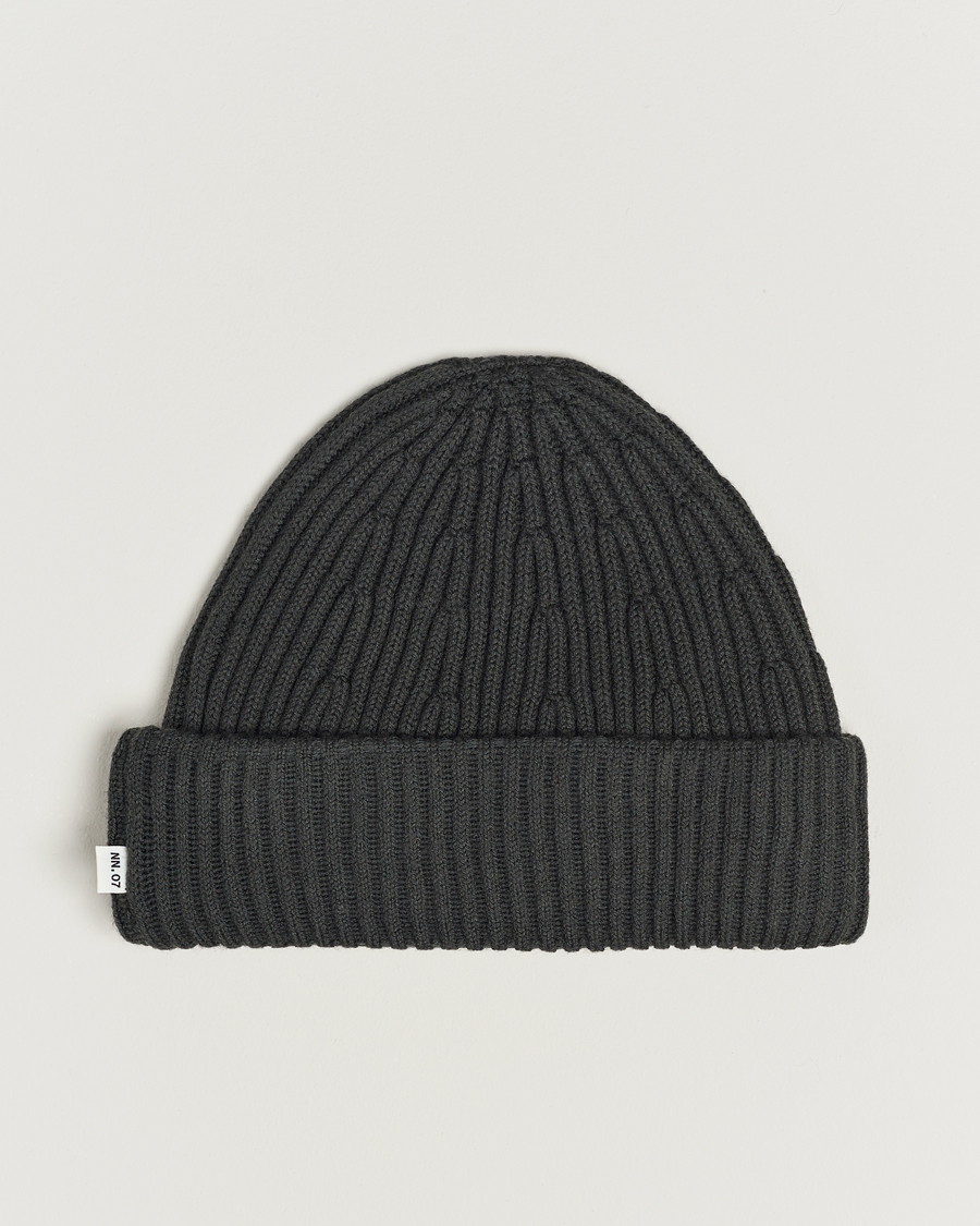Mies | NN07 Ribbed Hat Dark Army | NN07 | Ribbed Hat Dark Army