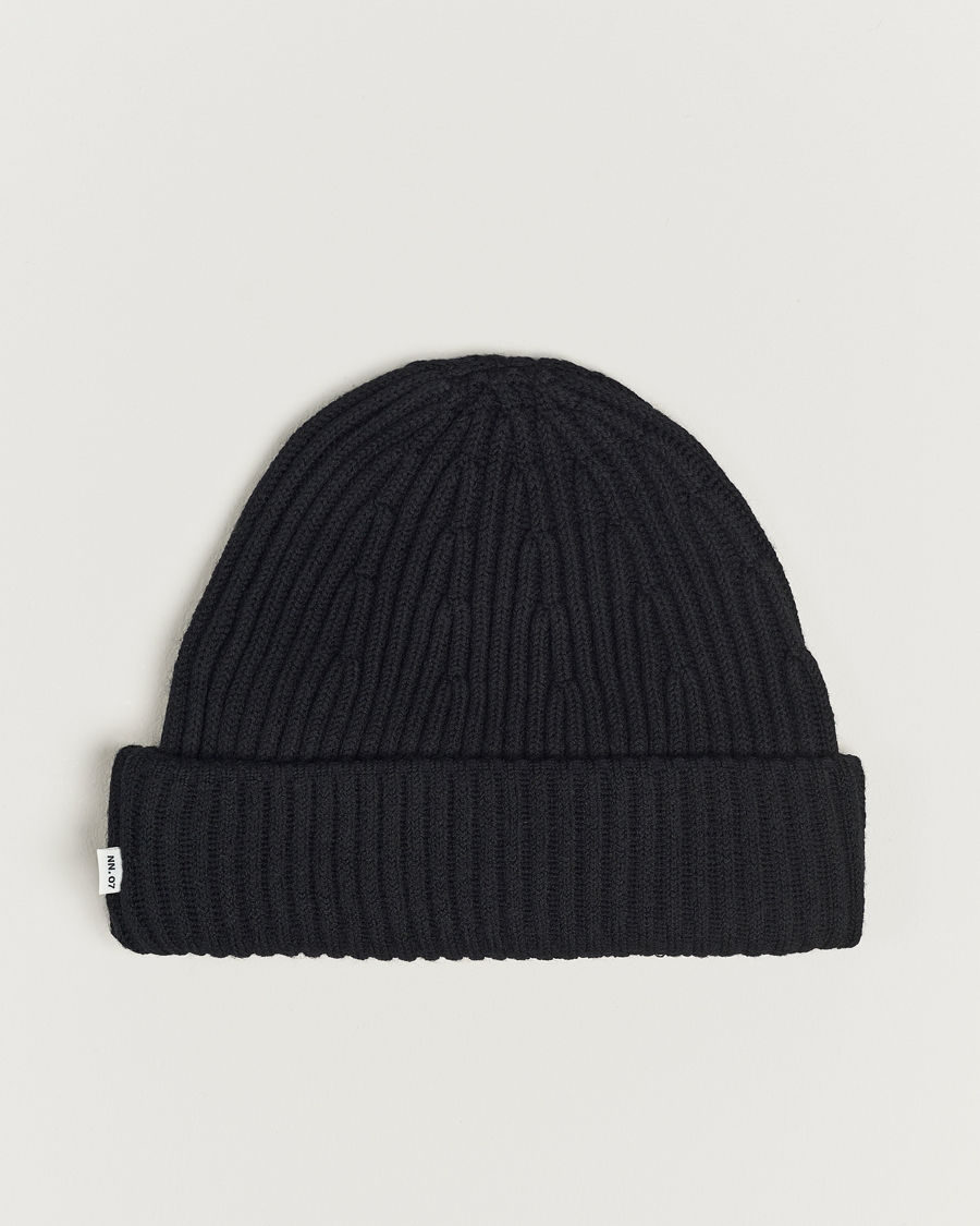 Mies | NN07 Ribbed Hat Black | NN07 | Ribbed Hat Black