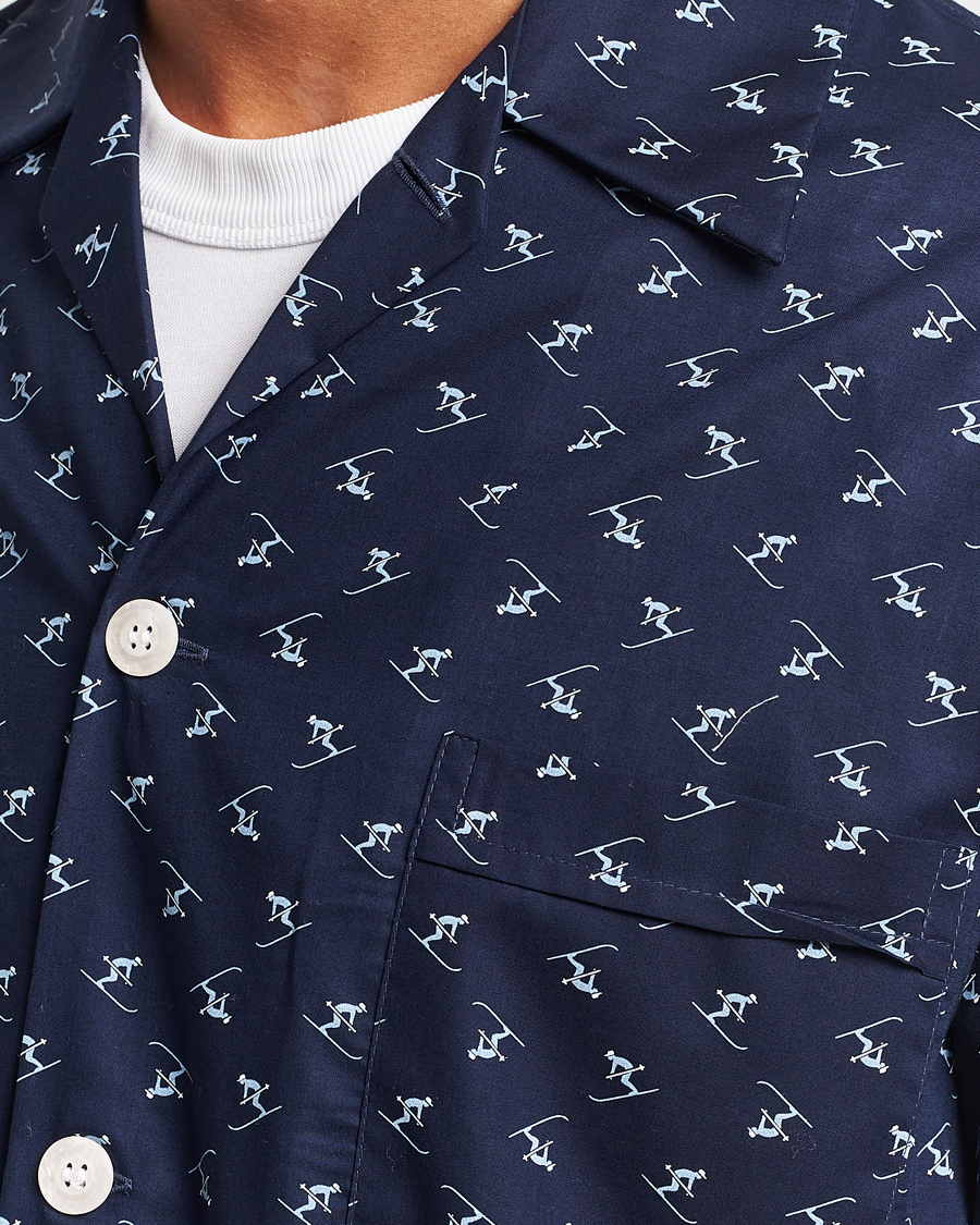 Mies | Yöpuvut ja kylpytakit | Derek Rose | Cotton Ski Pyjama Set Navy