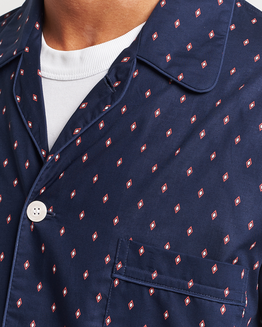 Mies | Yöpuvut ja kylpytakit | Derek Rose | Cotton Pyjama Set Navy