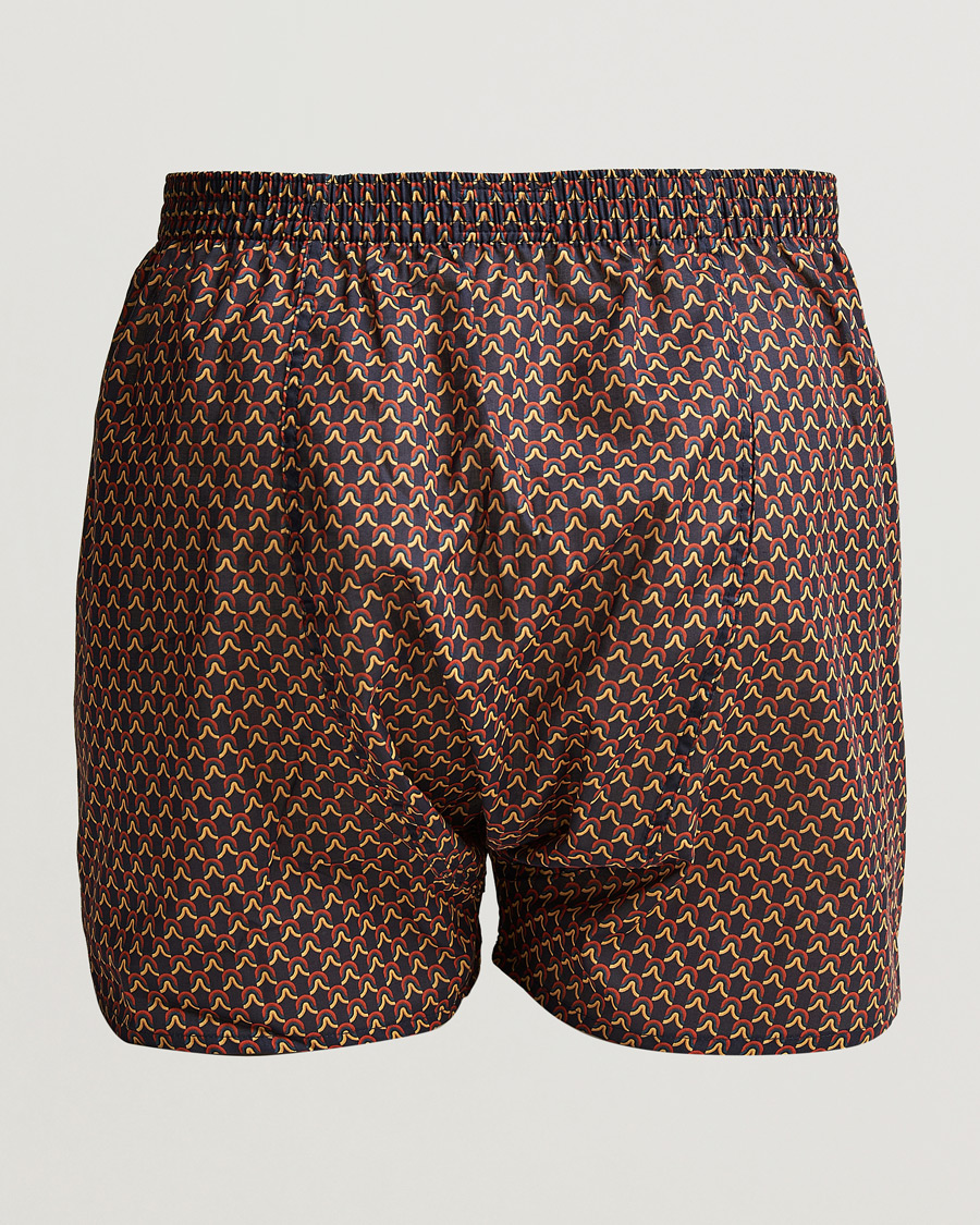 Mies |  | Derek Rose | Classic Fit Woven Cotton Boxer Shorts Multi