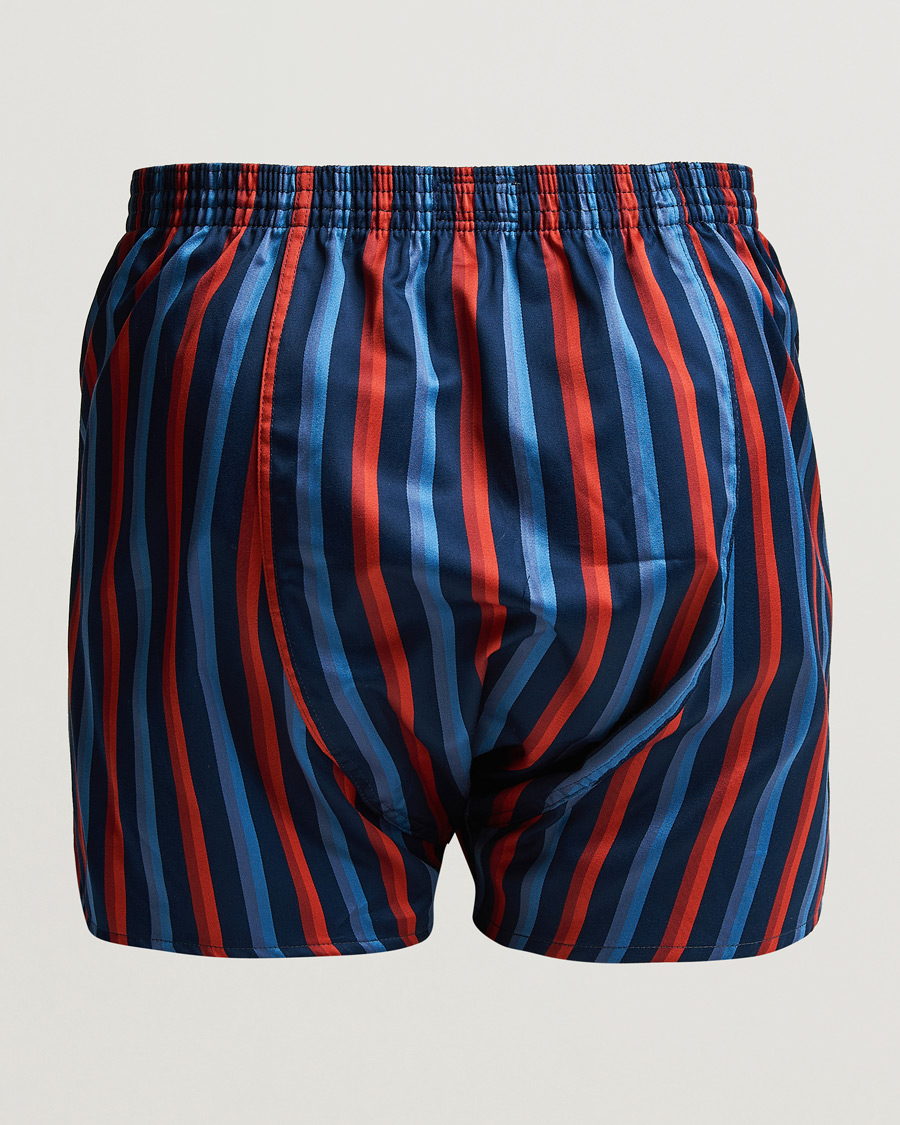 Mies | Alusvaatteet | Derek Rose | Classic Fit Striped Cotton Boxer Shorts Multi