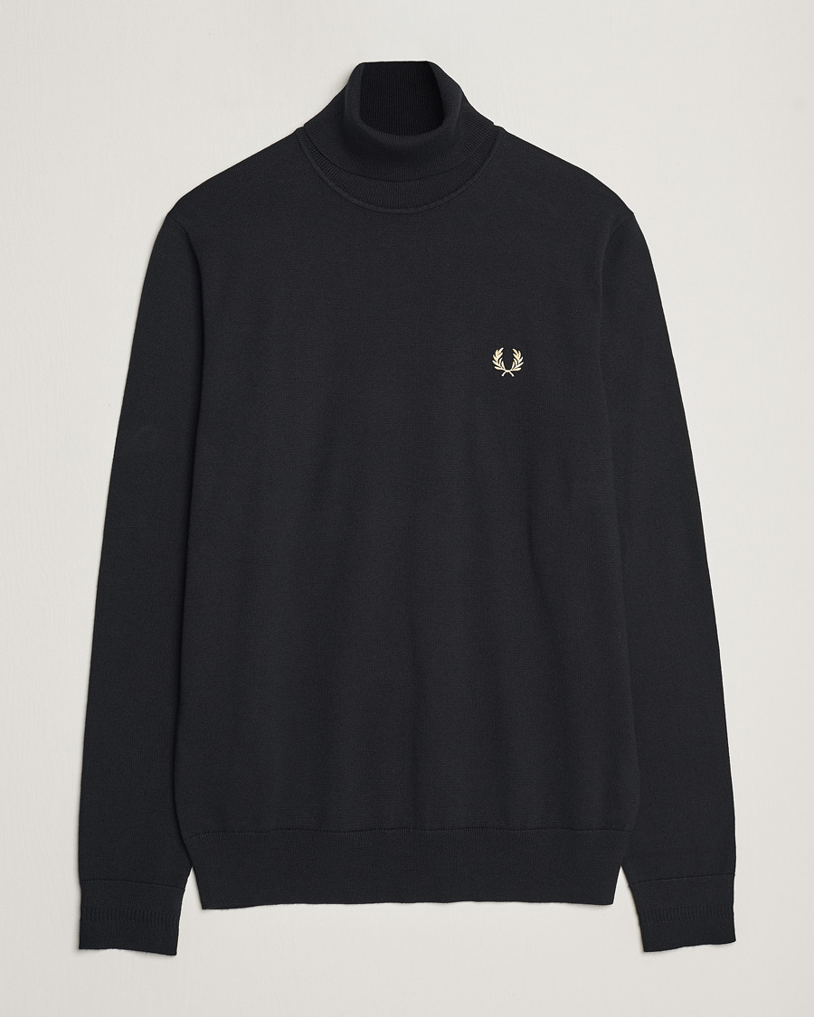 Mies | Puserot | Fred Perry | Classic Rollnock Jumper Black