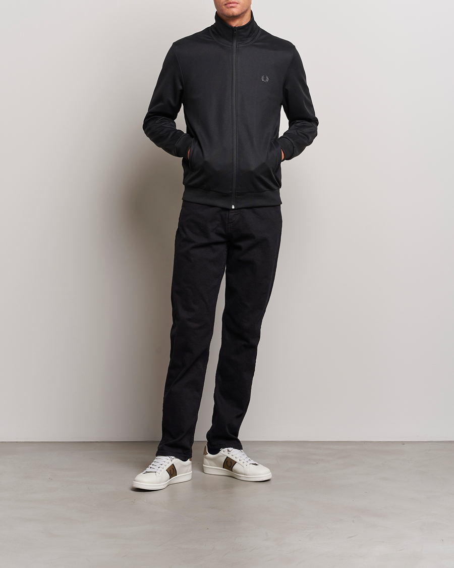 Mies | Puserot | Fred Perry | Track Jacket Black